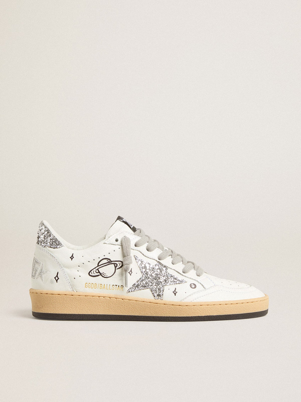 Men's Ball Star Wishes in nappa leather with glitter star and heel tab