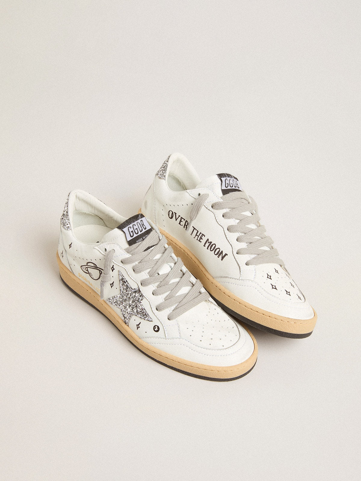 Men's Ball Star Wishes in nappa leather with glitter star and heel tab