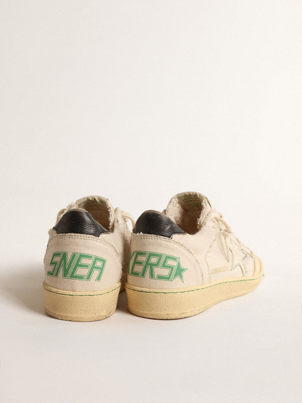 Ball Star LTD con stella in tela color vaniglia e linguetta sul tallone in pelle
