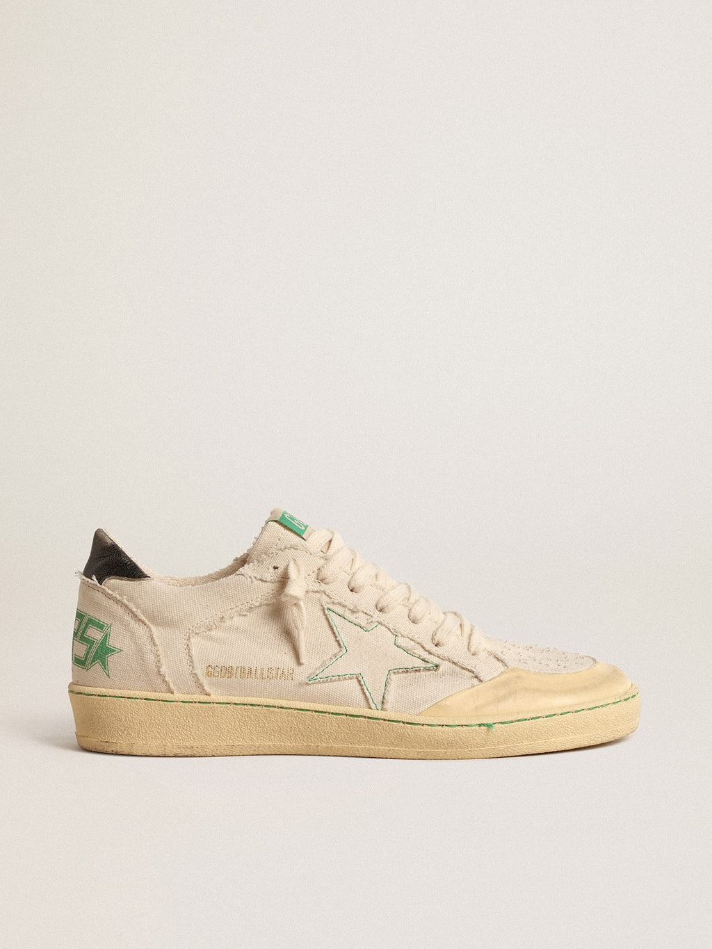 Ball Star LTD con stella in tela color vaniglia e linguetta sul tallone in pelle