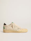 Ball Star LTD con stella in tela color vaniglia e linguetta sul tallone in pelle